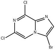 3-溴-6,8-二氯咪唑并[1,2-A]吡嗪 结构式