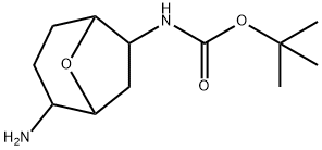 tert-butyl (2-amino-8-oxabicyclo[3.2.1]octan-6-yl)carbamate Structure
