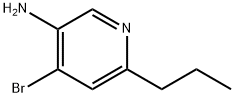 4-Bromo-3-amino-6-(n-propyl)pyridine Struktur