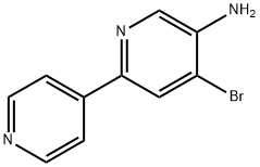 4-Bromo-3-amino-6-(4-pyridyl)pyridine Struktur