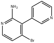 2-Amino-4-bromo-3-(3-pyridyl)pyridine Structure
