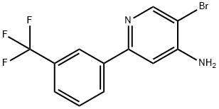 4-Amino-3-bromo-6-(3-trifluoromethylphenyl)pyridine|
