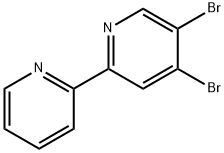 3,4-Dibromo-6-(2-pyridyl)pyridine Structure