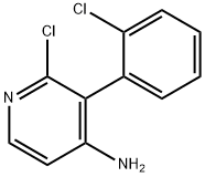 2-Chloro-4-amino-3-(2-chlorophenyl)pyridine 结构式