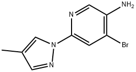 4-Bromo-3-amino-6-(4-methyl-1H-pyrazol-1-yl)pyridine|