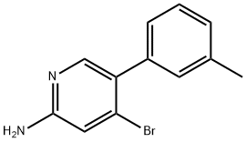 1381938-61-9 2-Amino-4-bromo-5-(3-tolyl)pyridine