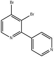 3,4-Dibromo-2-(4-pyridyl)pyridine,1381941-92-9,结构式