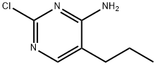 2-Chloro-4-amino-5-(n-propyl)pyrimidine Struktur