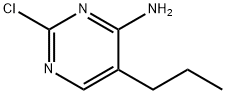 2-Chloro-4-amino-5-(n-propyl)pyrimidine 结构式