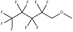 Methyl 1H,1H-nonafluoropentyl ether Structure