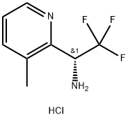 (1R)-2,2,2-TRIFLUORO-1-(3-METHYL(2-PYRIDYL))ETHYLAMINE HYDROCHLORIDE 结构式