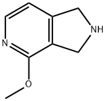 4-methoxy-2,3-dihydro-1H-pyrrolo[3,4-c]pyridine 结构式