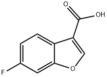 6-氟苯并呋喃-3-羧酸,1393561-25-5,结构式