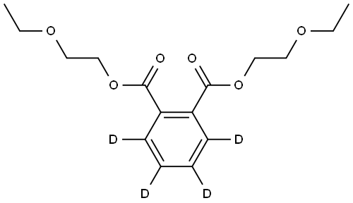 邻苯二甲酸双(2-甲氧基)乙酯-D4, 1398066-12-0, 结构式