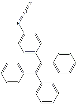 [1-(4-叠氮基苯基)-1,2,2-三苯基]乙烯 结构式