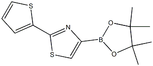 4-(4,4,5,5-tetramethyl-1,3,2-dioxaborolan-2-yl)-2-(thiophen-2-yl)thiazole|