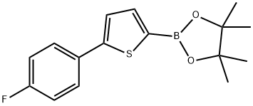 5-(4-Fluorophenyl)thiophene-2-boronic acid pinacol ester, 1402174-29-1, 结构式