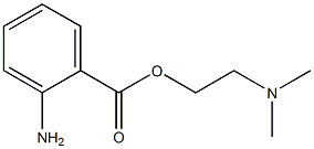 Benzoic acid, 2-amino-, 2-(dimethylamino)ethyl ester Structure