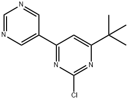 2-chloro-4-(pyrimindin-5-yl)-6-(tert-butyl)pyrimidine|