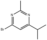 4-Bromo-6-(iso-propyl)-2-methylpyrimidine Struktur
