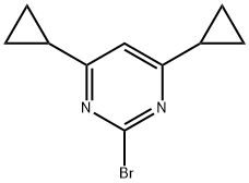 2-bromo-4,6-dicyclopropylpyrimidine,1412958-97-4,结构式