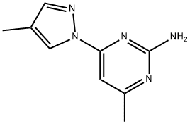 1412959-28-4 2-Amino-4-(4-methyl-1H-pyrazol-1-yl)-6-methylpyrimidine