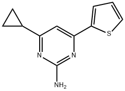 2-amino-4-(2-thienyl)-6-cyclopropylpyrimidine|