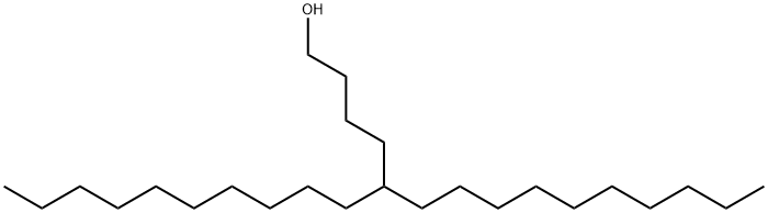 5-癸基十五醇 结构式
