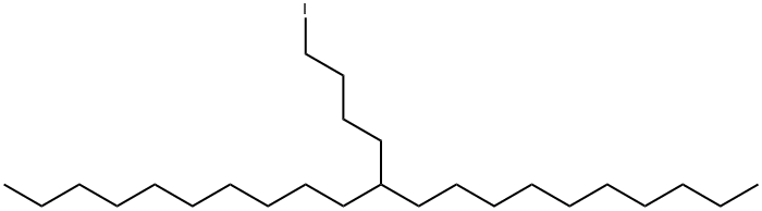 1-碘-5-癸基十五烷,1413918-64-5,结构式