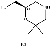 (r)-(6,6-dimethylmorpholin-2-yl)methanol hcl Struktur