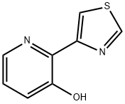 3-Hydroxy-2-(thiazol-4-yl)pyridine, 1417518-80-9, 结构式
