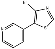 4-Bromo-5-(3-pyridyl)thiazole Struktur