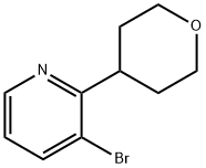 3-Bromo-2-(4-tetrahydropyranyl)pyridine 结构式