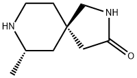 (5R,7S)-7-methyl-2,8-diazaspiro[4.5]decan-3-one Structure