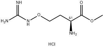 (S)-2-氨基-4-(胍基氧基)丁酸甲酯盐酸盐 结构式