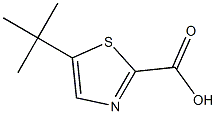 5-(tert-butyl)thiazole-2-carboxylic acid 结构式