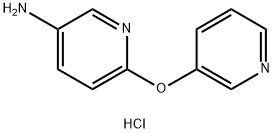 6-(吡啶-3-基氧基)吡啶-3-胺盐酸盐 结构式