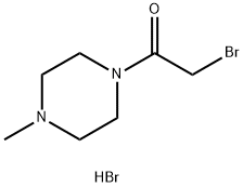 2-bromo-1-(4-methylpiperazin-1-yl)ethan-1-one hydrobromide Structure