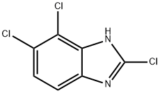 1H-Benzimidazole, 2,6,7-trichloro- Struktur