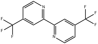 4,4'-ビス(トリフルオロメチル)-2,2'-ビピリジル 化学構造式