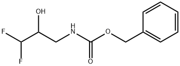 1,1-二氟-3-(CBZ-氨基)-2-丙醇, 1429913-43-8, 结构式