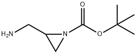 tert-butyl 2-(aminomethyl)aziridine-1-carboxylate Structure