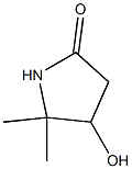 4-羟基-5,5-二甲基吡咯烷-2-酮, 143359-81-3, 结构式