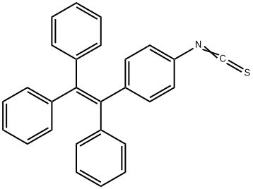 [1-(4-异硫氰基苯基) -1,1,2-三苯基]乙烯 结构式