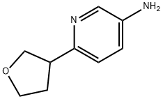 6-(tetrahydrofuran-3-yl)pyridin-3-amine Struktur