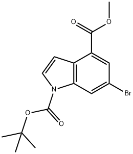 1440807-02-2 6-Bromo-indole-1,4-dicarboxylic acid 1-tert-butyl ester 4-methyl ester