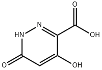 4,6-二羟基哒嗪-3-羧酸 结构式