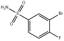 3-BROMO-4-FLUOROBENZENESULFONAMIDE Structure