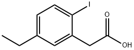 5-Ethyl-2-iodophenylacetic acid,1447730-91-7,结构式