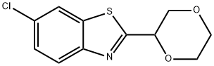 2-(1,4-dioxan-2-yl)-6-chlorobenzothiazole Structure